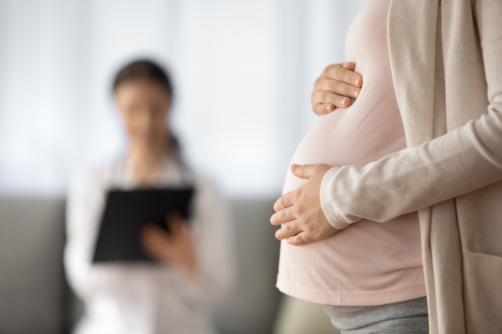 Preparing,For,Baby,Birth.,Close,Up,Of,Woman,Expecting,Baby